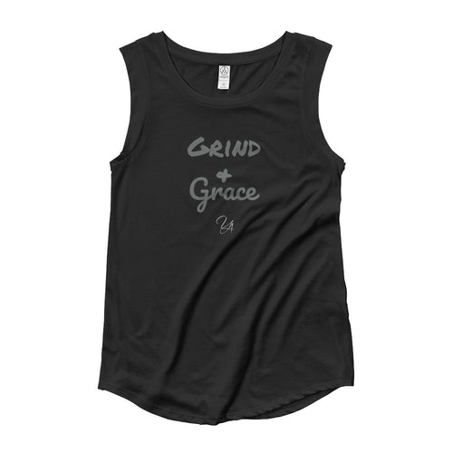 Grind Ladies’ Cap Sleeve T-Shirt